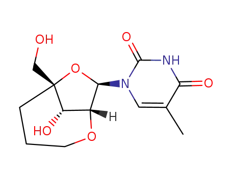 Molecular Structure of 634153-97-2 (2'-O,4'-C-propylene-5-methyluridine)
