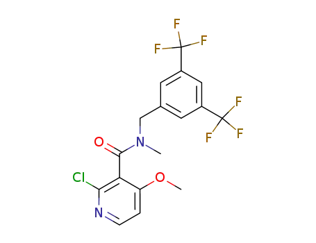 3-Pyridinecarboxamide,
N-[[3,5-bis(trifluoromethyl)phenyl]methyl]-2-chloro-4-methoxy-N-methyl-