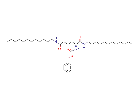 Molecular Structure of 1173377-33-7 (N',N''-didodecyl-L-2-(Nα-benzyloxycarbonylamino)adipamide)