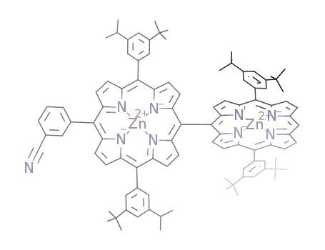 μ-[15-(3-cyanophenyl)-10,10',20,20'-tetrakis[3,5-di(tert-butyl)phenyl]-5,5'-biporphyrinato(4-)-κN(21),κN(22),κN(23),κN(24),κN(21'),κN(22'),κN(23'),.kappaN(24')]dizinc(II)
