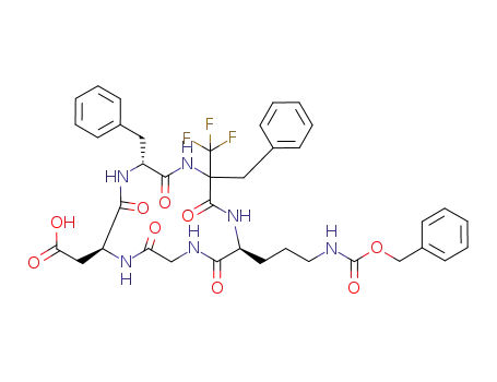 [(2S,5R,11S)-5,8-Dibenzyl-11-(3-benzyloxycarbonylamino-propyl)-3,6,9,12,15-pentaoxo-8-trifluoromethyl-1,4,7,10,13-pentaaza-cyclopentadec-2-yl]-acetic acid