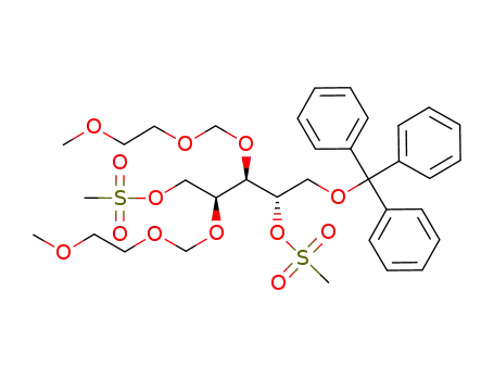 Methanesulfonic acid (1S,2R,3S)-4-methanesulfonyloxy-2,3-bis-(2-methoxy-ethoxymethoxy)-1-trityloxymethyl-butyl ester