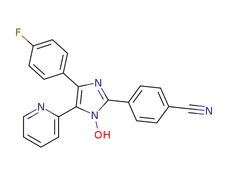 Benzonitrile,
4-[4-(4-fluorophenyl)-1-hydroxy-5-(2-pyridinyl)-1H-imidazol-2-yl]-