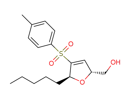 (2R,5S)-5-pentyl-4-(p-tolylsulfonyl)-2,5-dihydrofuran-2-methanol