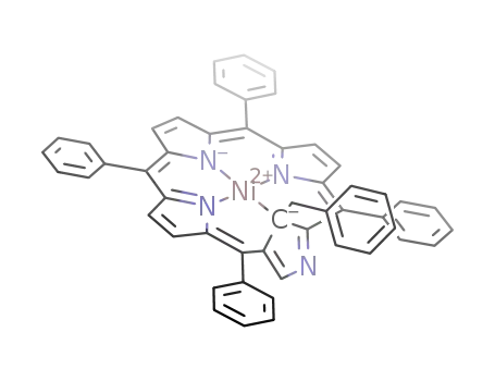 (5,10,15,20-tetraphenyl-21-(benzyl)-2-aza-21-carbaporphyrinato)nickel(II)