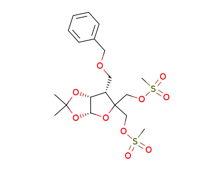 Methanesulfonic acid (3aR,6S,6aR)-6-benzyloxymethyl-5-methanesulfonyloxymethyl-2,2-dimethyl-tetrahydro-furo[2,3-d][1,3]dioxol-5-ylmethyl ester