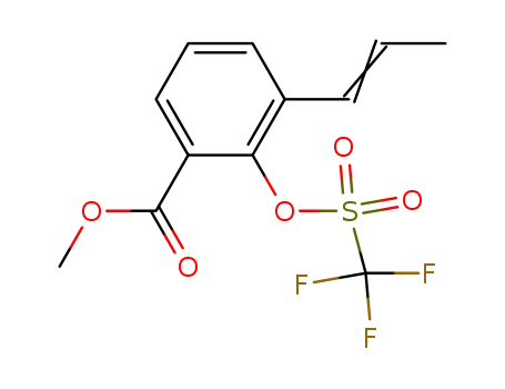 3-((E)-Propenyl)-2-trifluoromethanesulfonyloxy-benzoic acid methyl ester