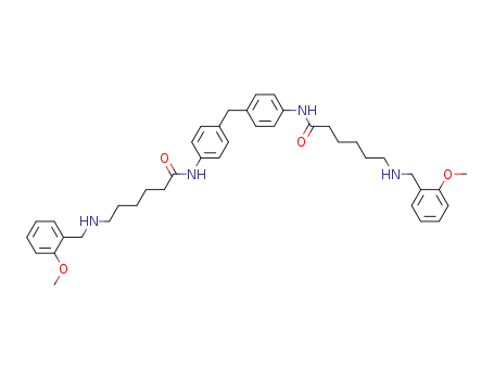 6-(2-methoxybenzylamino)hexanoic acid (4-{4-[6-(2-methoxybenzylamino)hexanoylamino]benzyl}phenyl)amide