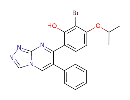 6-phenyl-7-(2-hydroxy-3-bromo-4-isopropoxyphenyl)-[1,2,4]triazolo[4,3-a]pyrimidine