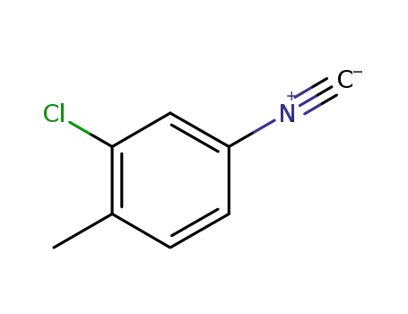 Molecular Structure of 112675-35-1 (Benzene, 2-chloro-4-isocyano-1-methyl- (9CI))