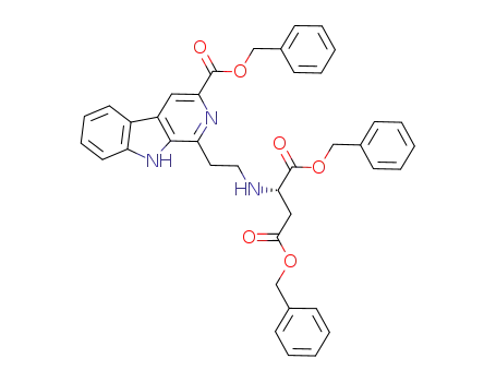 N-(3-benzyloxycarbonyl-β-carbolin-1-yl)ethyl-L-aspartic acid dibenzyl ester