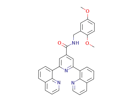 N-(2,5-dimethoxybenzyl)-2,6-di(quinolin-8-yl)isonicotinamide