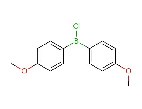 Molecular Structure of 13272-76-9 (Borane, chlorobis(4-methoxyphenyl)-)