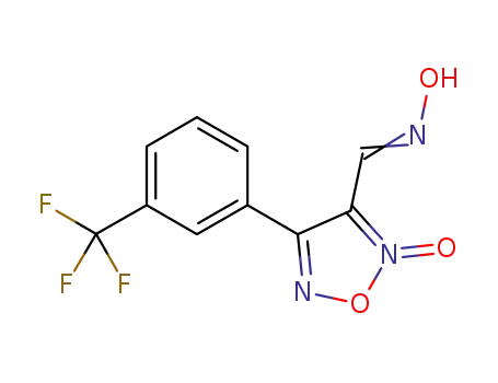 C<sub>10</sub>H<sub>6</sub>F<sub>3</sub>N<sub>3</sub>O<sub>3</sub>