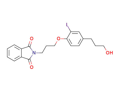 2-{3-[4-(3-hydroxy-propyl)-3-iodo-phenoxy]-propyl}-isoindole-1,3-dione