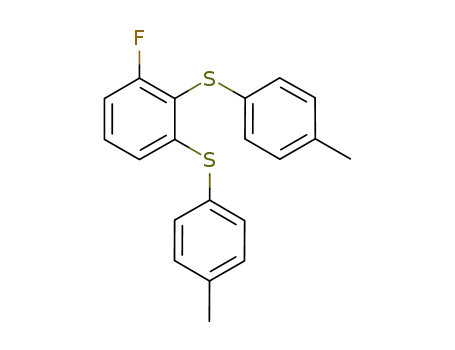 3-fluoro-1,2-bis(p-tolylthio)benzene