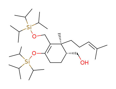 3-Cyclohexene-1-methanol,
2-methyl-2-(4-methyl-3-pentenyl)-4-[[tris(1-methylethyl)silyl]oxy]-3-[[[tris(1
-methylethyl)silyl]oxy]methyl]-, (1R,2S)-