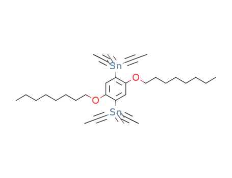 2,5-bis(triprop-1-ynyltin)-1,4-dioctyloxybenzene