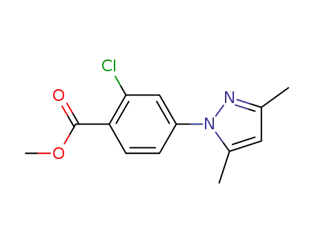 methyl 2-chloro-4-(3,5-dimethyl-1H-pyrazol-1-yl)benzoate