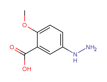 5-하이드라지닐-2-메톡시벤조산