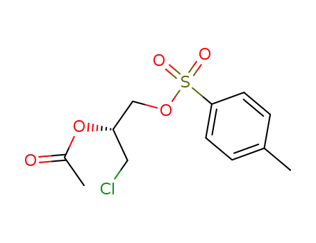 1,2-Propanediol, 3-chloro-, 2-acetate 1-(4-methylbenzenesulfonate),
(R)-