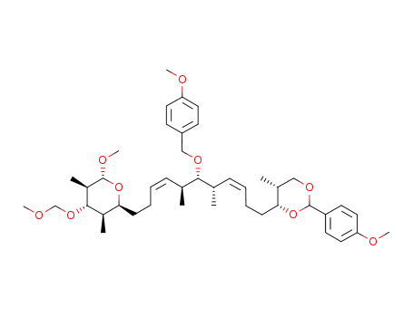(4S,5R)-4-{(3Z,5S,6S,7S,8Z)-6-(4-methoxybenzyloxy)-11-[(2S,3S,4S,5R,6R)-6-methoxy-4-methoxymethoxy-3,5-dimethyltetrahydropyran-2-yl]-5,7-dimethylundeca-3,8-dienyl}-2-(4-methoxyphenyl)-5-methyl[1,3]dioxane