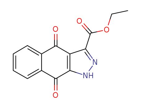 1H-Benz[f]indazole-3-carboxylic acid, 4,9-dihydro-4,9-dioxo-, ethylester cas  7770-21-0