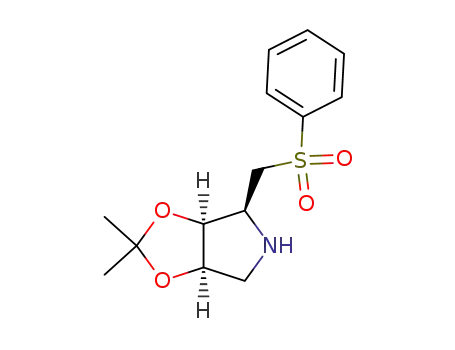 (2S,3S,4R)-2-benzenesulfonylmethyl-3,4-isopropylidenedioxypyrrolidine