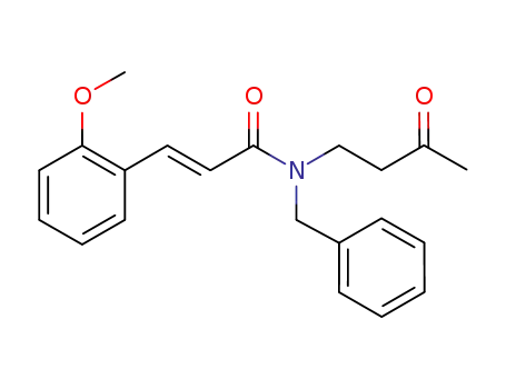 N-benzyl-N-(3-oxobutyl)-(E)-3-(2-methoxyphenyl)propenamide