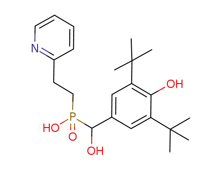 2-(pyrid-2-yl)ethyl[3,5-di-tert-butyl-4-hydroxyphenyl(hydroxy)methyl]phosphinic acid