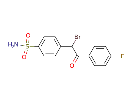 Benzenesulfonamide, 4-[1-bromo-2-(4-fluorophenyl)-2-oxoethyl]-
