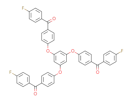 Molecular Structure of 473816-20-5 (Methanone,
1,3,5-benzenetriyltris(oxy-4,1-phenylene)tris[(4-fluorophenyl)-)