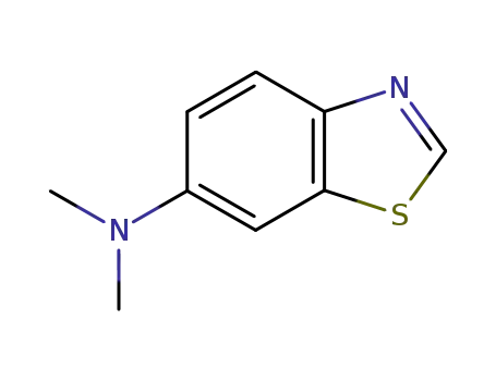 Molecular Structure of 79138-22-0 (6-Benzothiazolamine,N,N-dimethyl-(9CI))