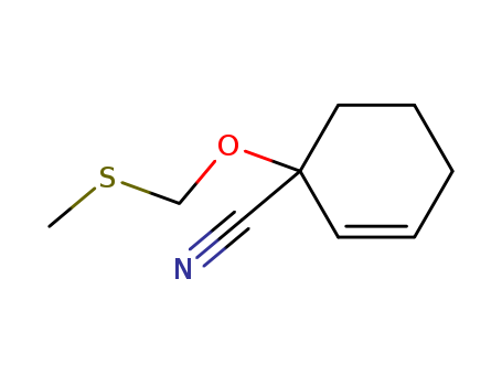 2-CYCLOHEXENE-1-CARBONITRILE,1-[(METHYLTHIO)METHOXY]-