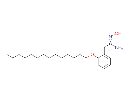 Benzeneethanimidamide, N-hydroxy-2-(tetradecyloxy)-