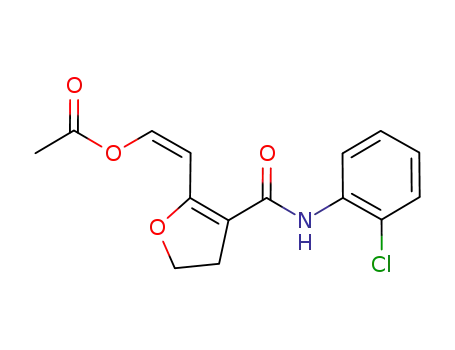(Z)-2-(3-((2-chlorophenyl)carbamoyl)-4,5-dihydrofuran-2-yl)vinyl acetate