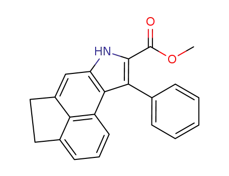 Molecular Structure of 1217313-54-6 (methyl 9-phenyl-5,7-dihydro-4H-indeno[7,1-ef]indole-8-carboxylate)