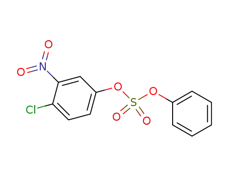 Molecular Structure of 820220-74-4 (Sulfuric acid, 4-chloro-3-nitrophenyl phenyl ester)