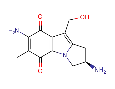 1H-Pyrrolo[1,2-a]indole-5,8-dione,
2,7-diamino-2,3-dihydro-9-(hydroxymethyl)-6-methyl-, (R)-