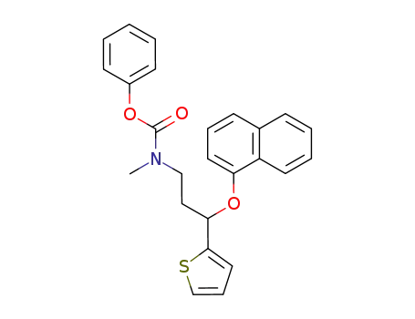 phenyl N-methyl-3-(1-naphthalenyloxy)-3-(2-thienyl)-propylcarbamate