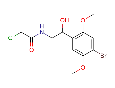 Acetamide,
N-[2-(4-bromo-2,5-dimethoxyphenyl)-2-hydroxyethyl]-2-chloro-