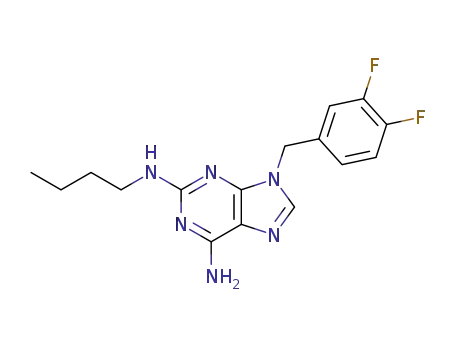 <i>N</i><sup>2</sup>-butyl-9-(3,4-difluoro-benzyl)-9<i>H</i>-purine-2,6-diamine