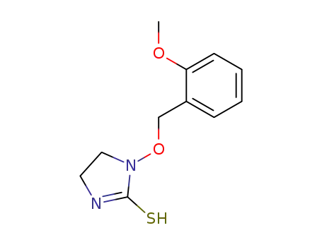 1-(2-methoxy-benzyloxy)-4,5-dihydro-1<i>H</i>-imidazole-2-thiol