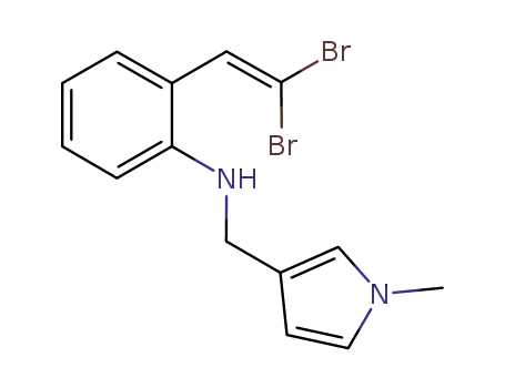 2-(2,2-dibromovinyl)-N-[(1-methyl-1H-pyrrol-3-yl)methyl]aniline
