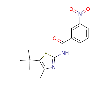 N-(5-tert-butyl-4-methyl-1,3-thiazol-2-yl)-3-nitrobenzamide