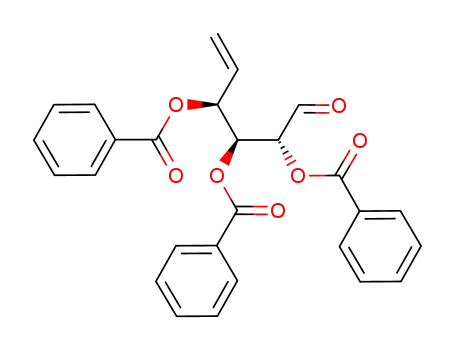 2,3,4-tri-O-benzoyl-5,6-dideoxy-L-arabino-hex-5-enose