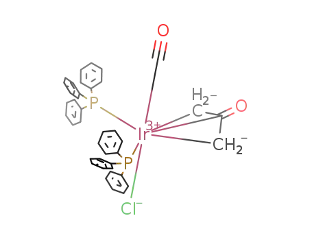 Ir(Cl)(PPh3)2(CO)(η(3)-CH2C(O)CH2)
