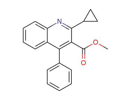 2-Cyclopropyl-4-phenyl-3-quinolinecarboxylic Acid Methyl Ester
