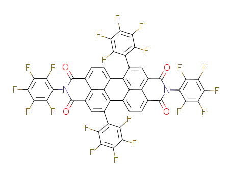 N,N'-1,7-tetrakis(2,3,4,5,6-pentafluorophenyl)perylene-3,4:9,10-bis(dicarboximide)