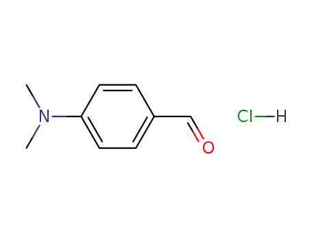 Molecular Structure of 5988-39-6 (Benzaldehyde, 4-(dimethylamino)-, hydrochloride)